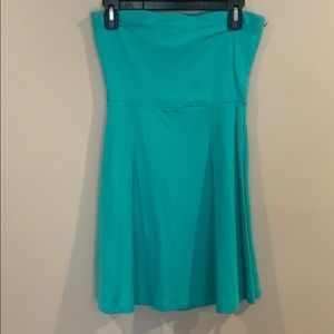 Express Mint Strapless Dress